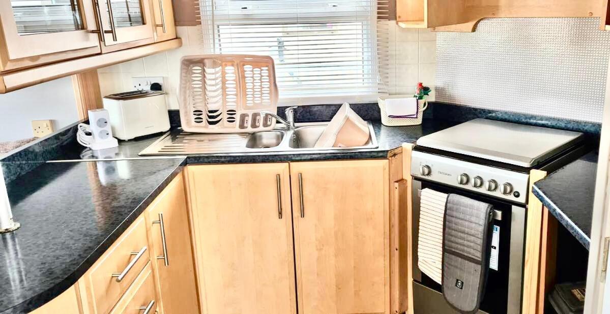 Wrights Retreat 4 Lunan View St Cyrus Caravan Park Saint Cyrus Exterior foto